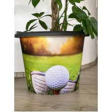 Pflanzentopf  Motiv Golf - Collage