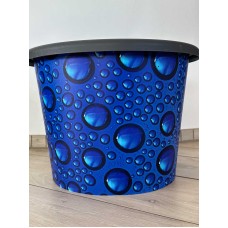 Dekorativer Pflanzentopf Motiv Wassertropfen