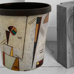 Design Papierkorb Abstrakt
