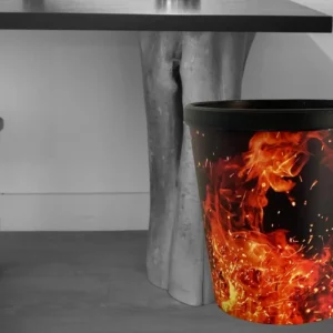 Design Papierkorb Fire