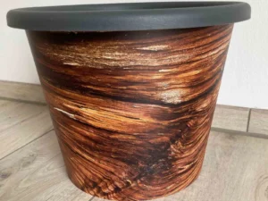 Desing Pflanzentopf Baumholz