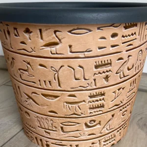 Pflanzentopf Hieroglyphen