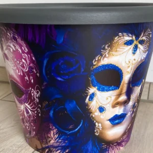Dekorativer Pflanzentopf Masken