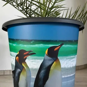 Pflanzentopf Pinguine