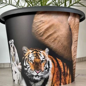 Dekorativer Pflanzentopf Tiere Savane