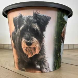 Dekorativer Pflanzentopf Hunde - Collage